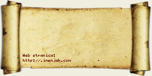 Jasmina Tirnanić vizit kartica